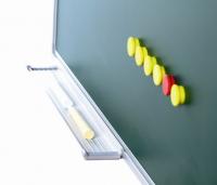 krijtbord softline 100x150cm grijs