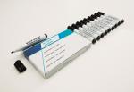 Basic board marker zwart 10 stuks (ronde punt 3 mm)