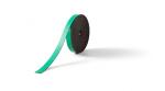Gekleurd magneetband op rol, 10mm x 2 mtr groen