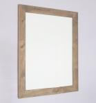 Modern whiteboard 60x80 cm met grijze steigerhouten lijst