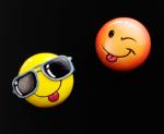 Smiley magneet 2 stuks, supersterk