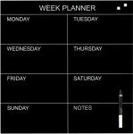Glassboard weekplanner GB 45X45